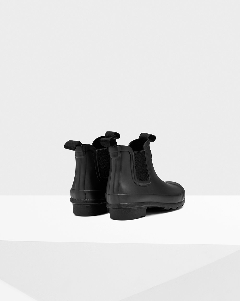 Kids Hunter Original Big | Chelsea Boots Black | NZ-48527-VDAS